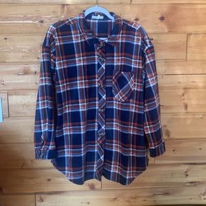 Maurices Fleece button up shacket